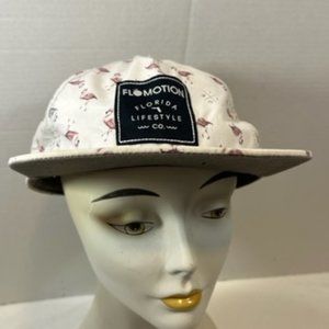 Flomotion Florida Lifestyle Co. Flamingo Cotton Adjustable Baseball Cap OS